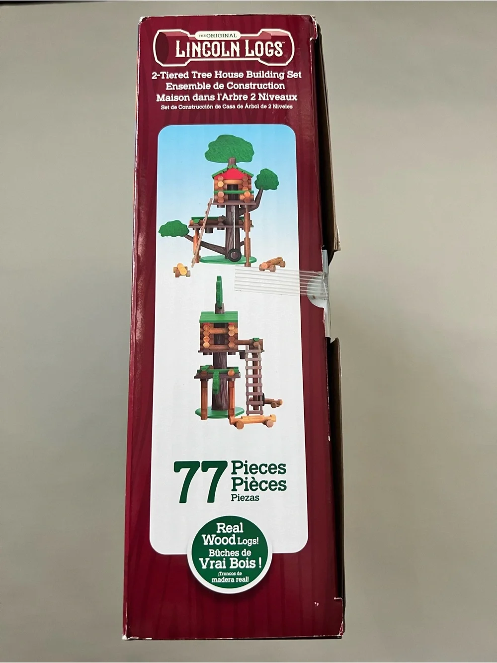 Lincoln Logs 2 Tiered Tree House Building Set, Educational Toy, Gift Retro